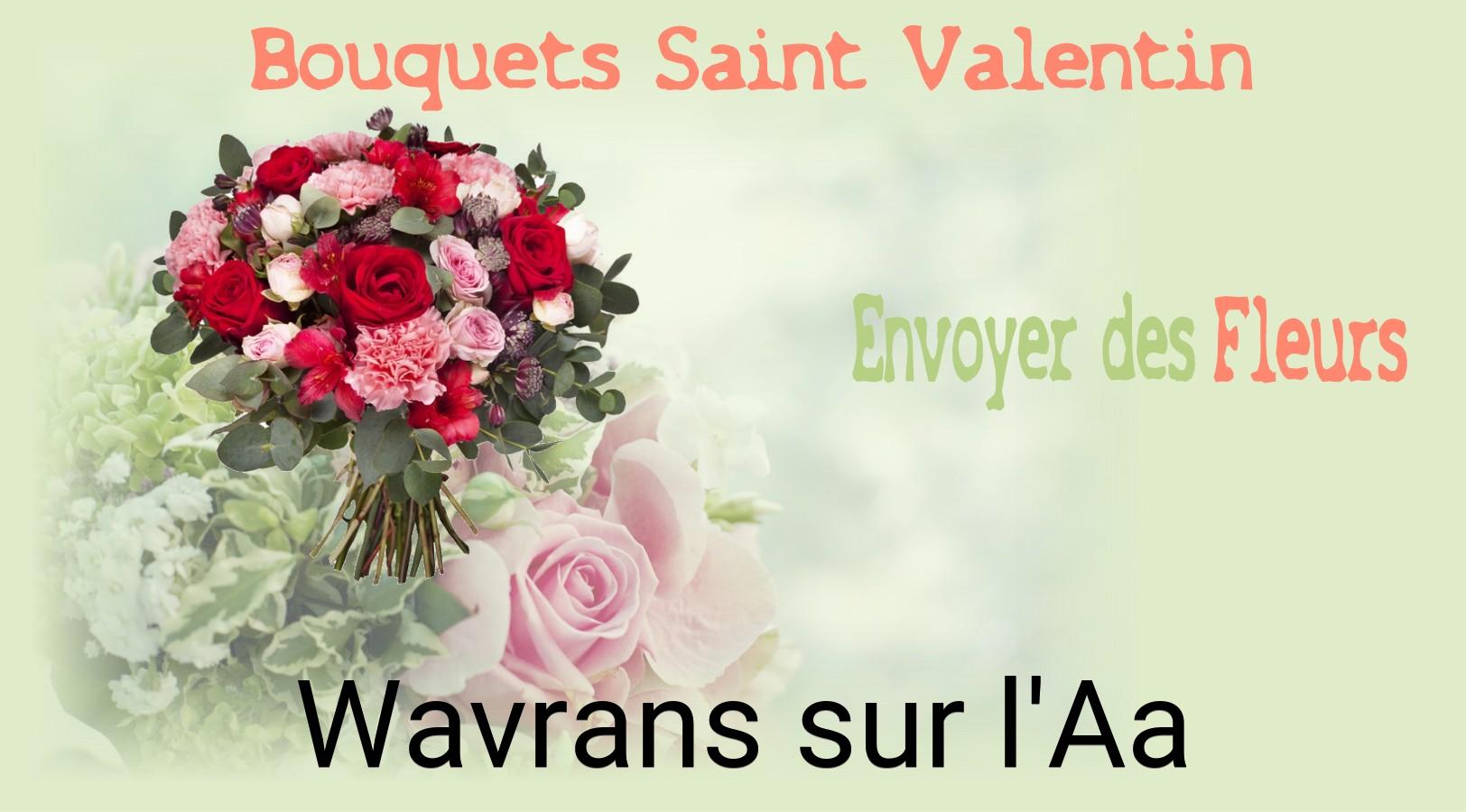 Roses de Saint-Valentin livrées à Wavrans-sur-l'Aa